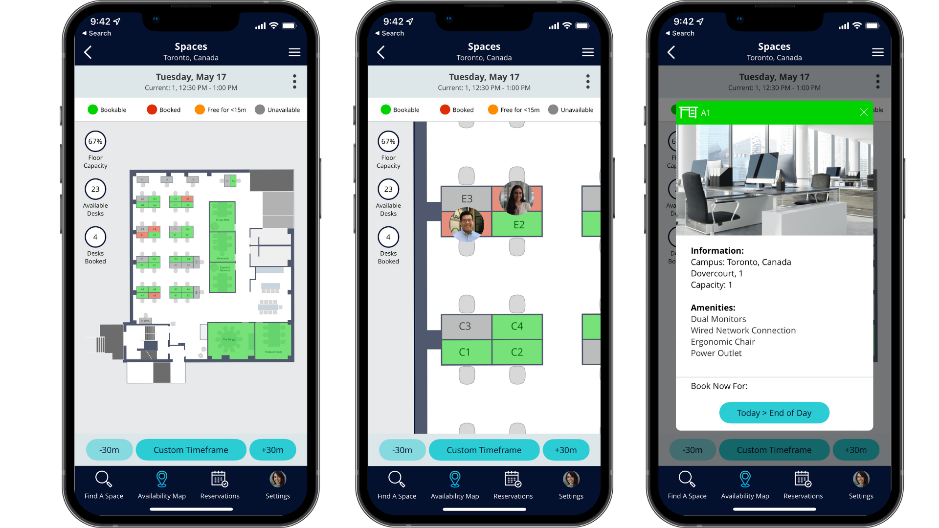 Product Screenshots - Desk and Colleague Booking-2