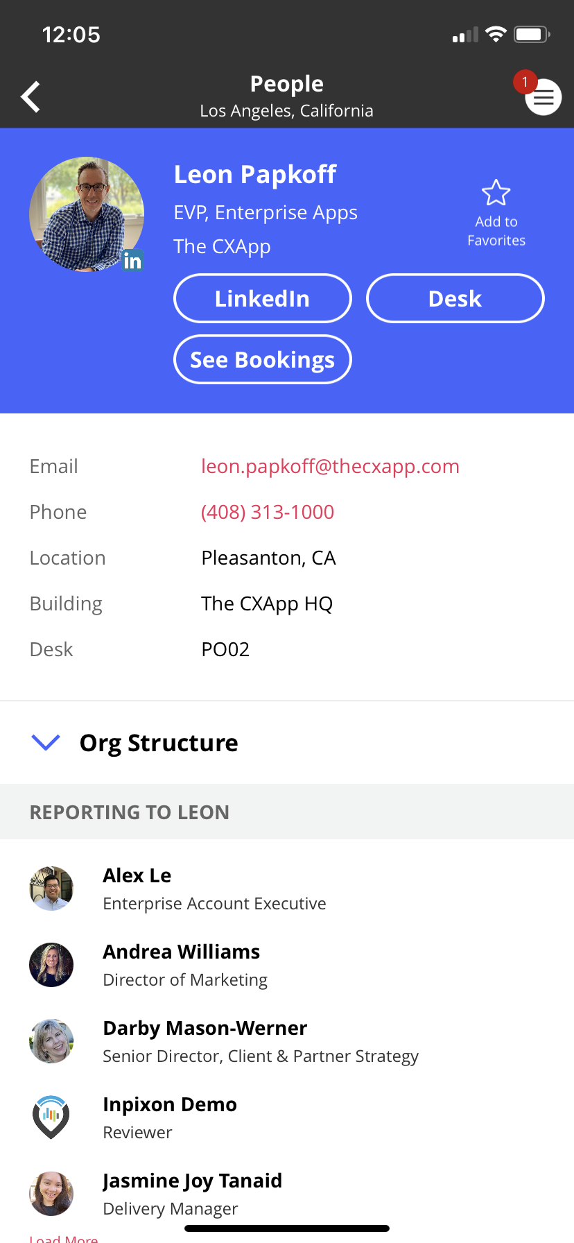 CXApp Platform Feature Find A Colleage