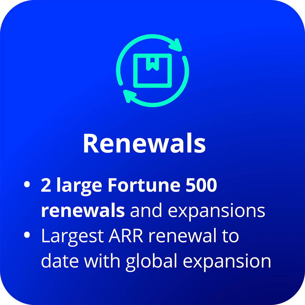 Renewals