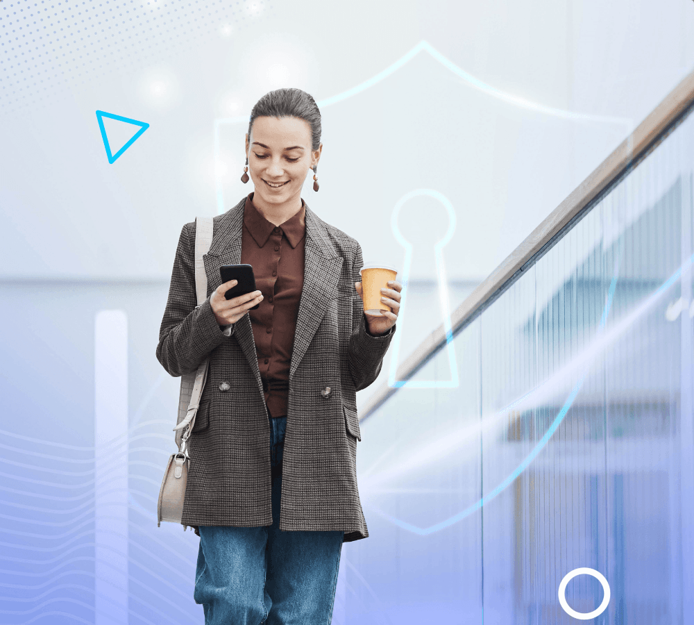 lady-using-phone